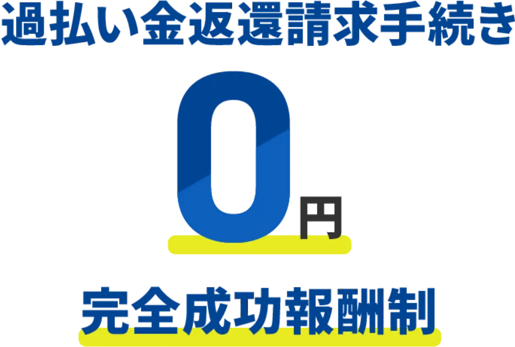 過払い金調査サービス 費用のご案内